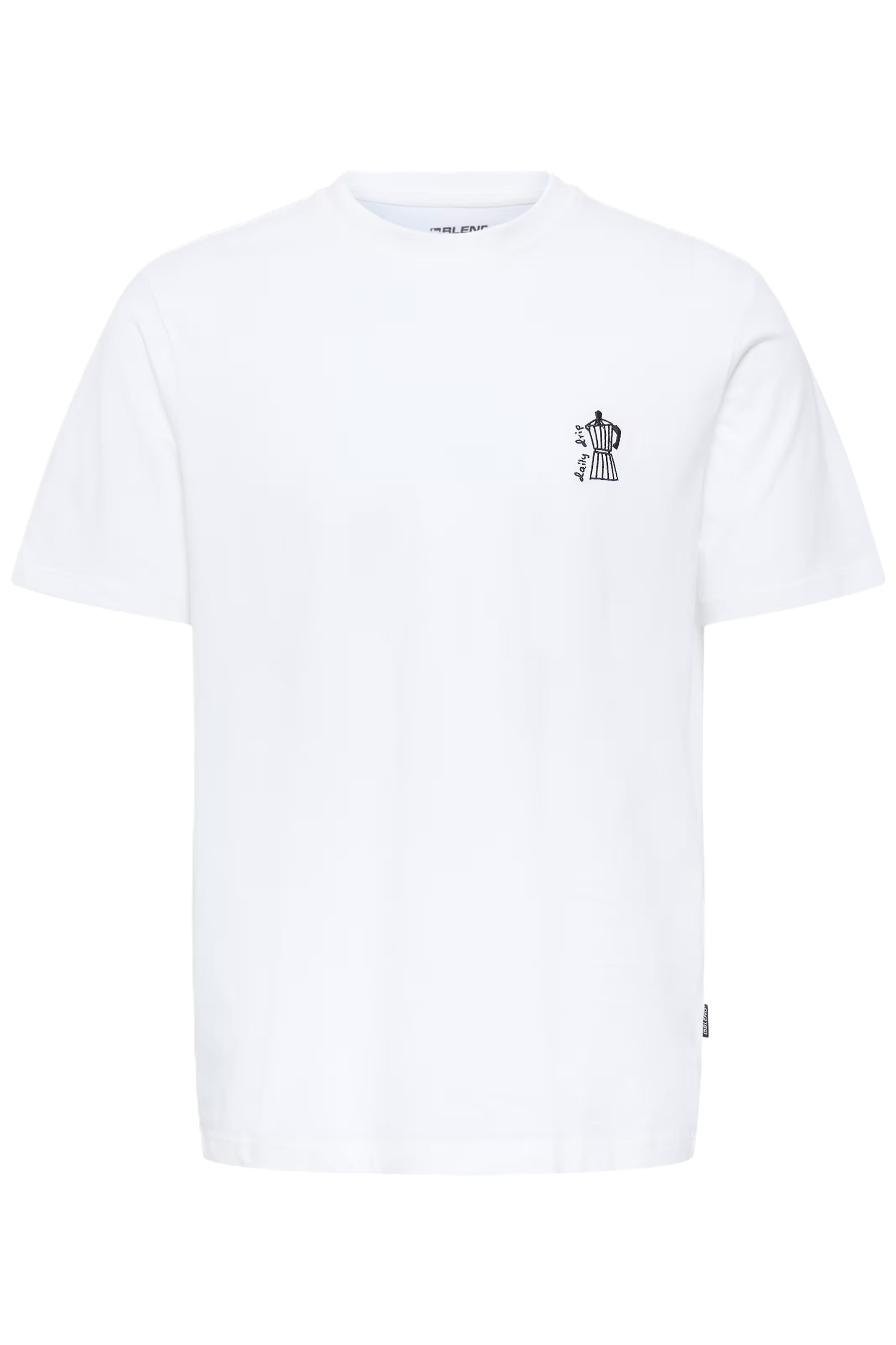 Tricou 'BHKAZ' de la BLEND pe alb: față