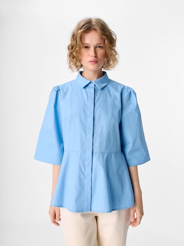Chemisier OBJECT en bleu : devant