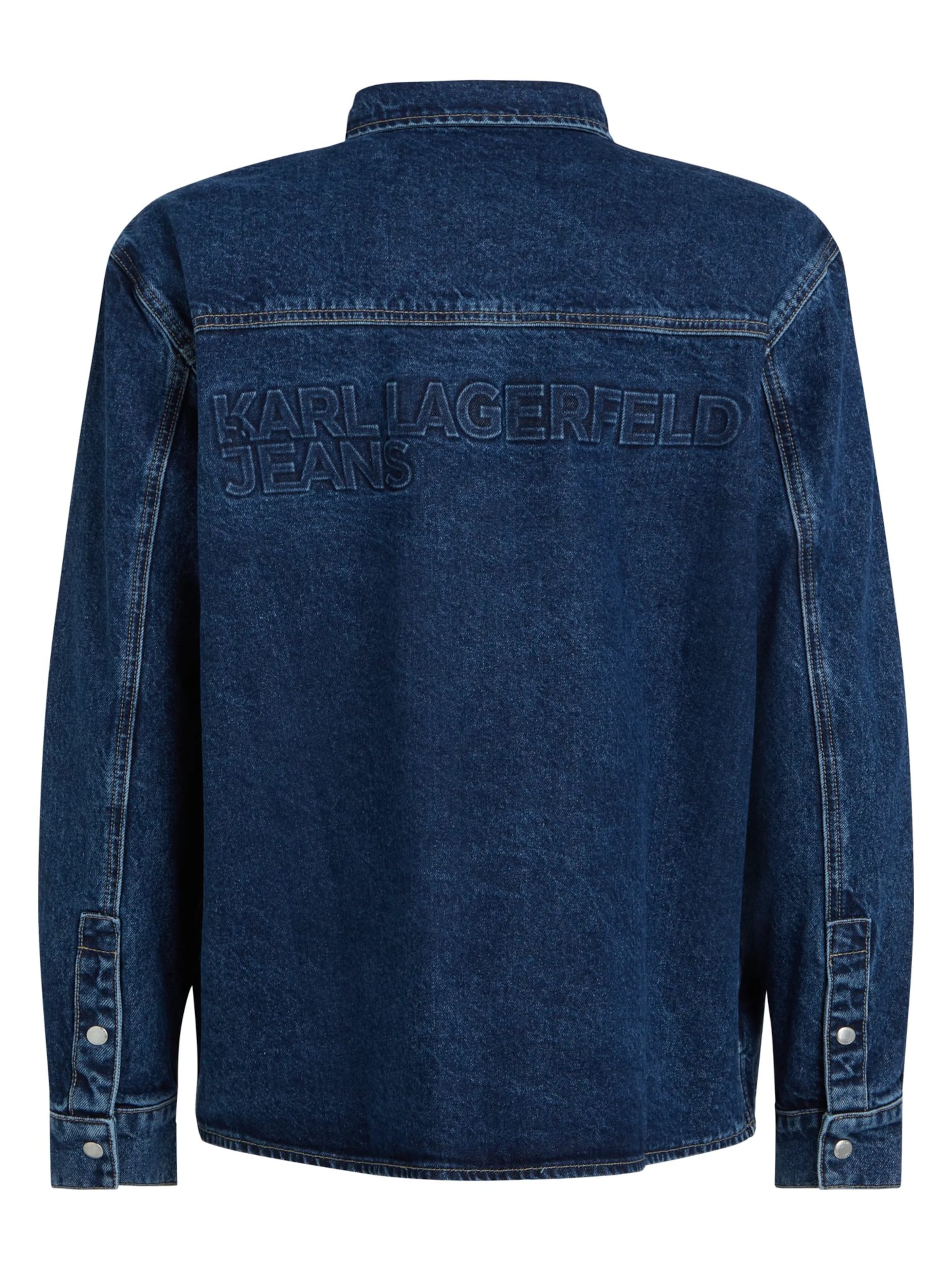 KARL LAGERFELD JEANS Демисезонная куртка в Синий