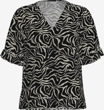 Camicia da donna 'Seline' di OBJECT in nero: frontale