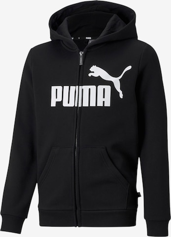 PUMA Zip-Up Hoodie in Black