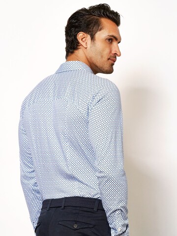 Coupe slim Chemise 'Kent' DESOTO en bleu