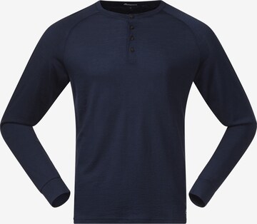 Bergans Shirt in Blauw: voorkant