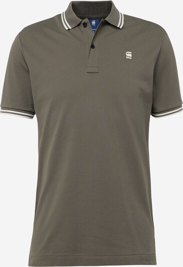 Maglietta 'Dunda' G-Star RAW di colore grigio basalto / bianco, Visualizzazione prodotti