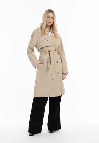 DreiMaster Klassik Between-seasons coat in Beige