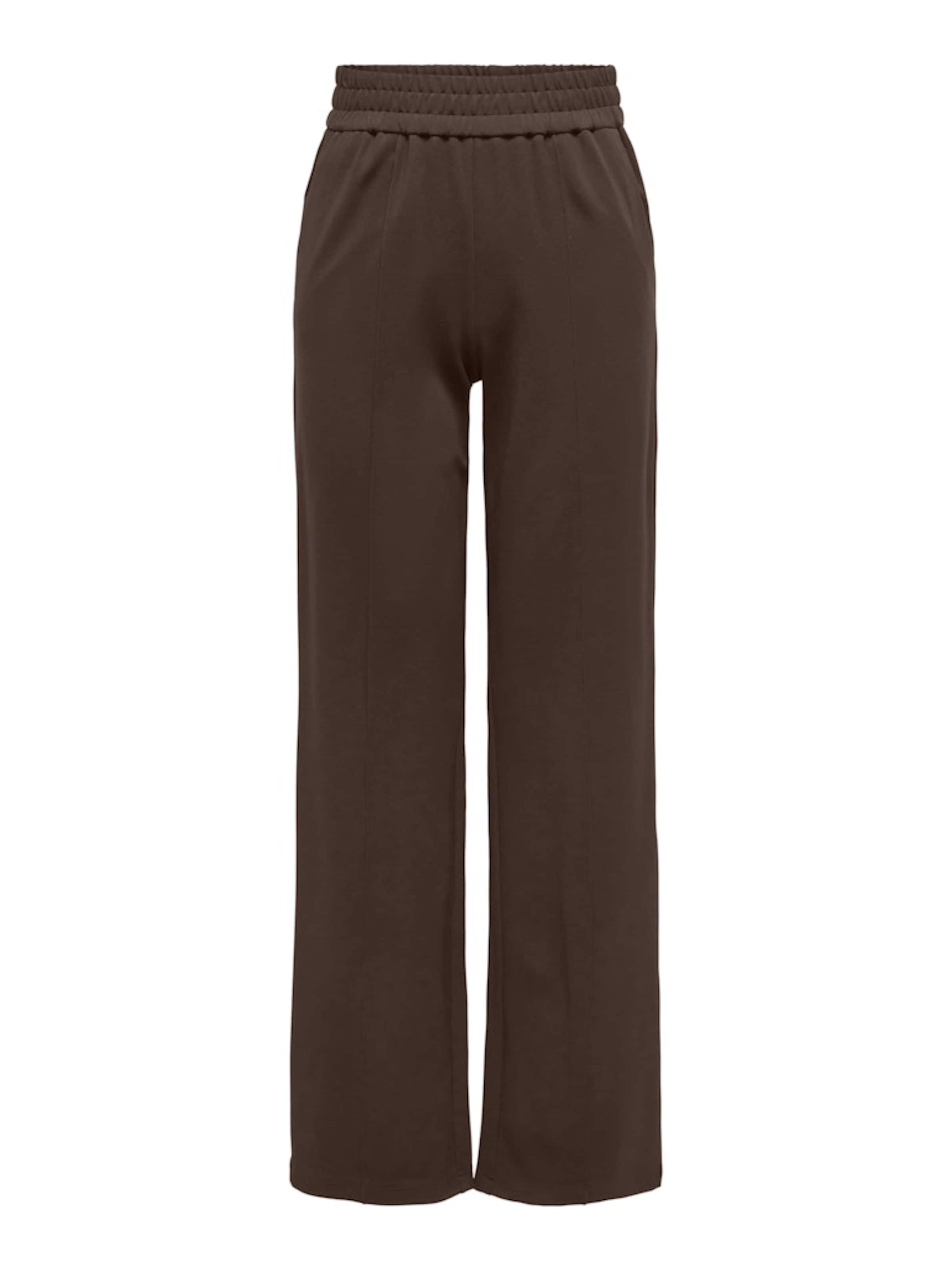 ONLY Pants 'POPTRASH' in Brown: front
