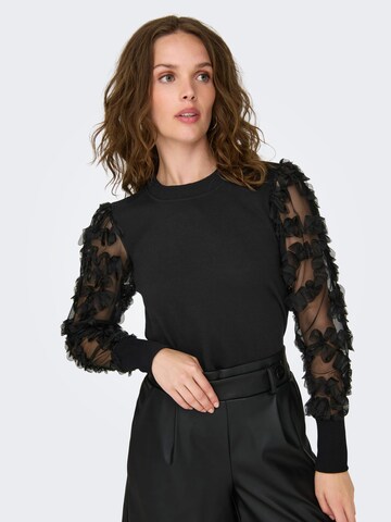 Jaqueline de Yong Sweatshirt 'Fairview' in Black