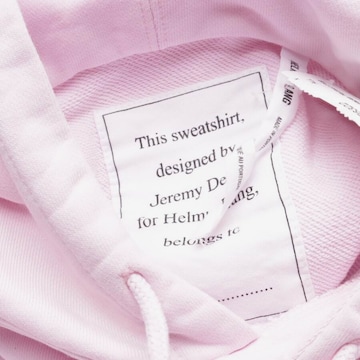 HELMUT LANG Sweatshirt & Zip-Up Hoodie in M in Pink