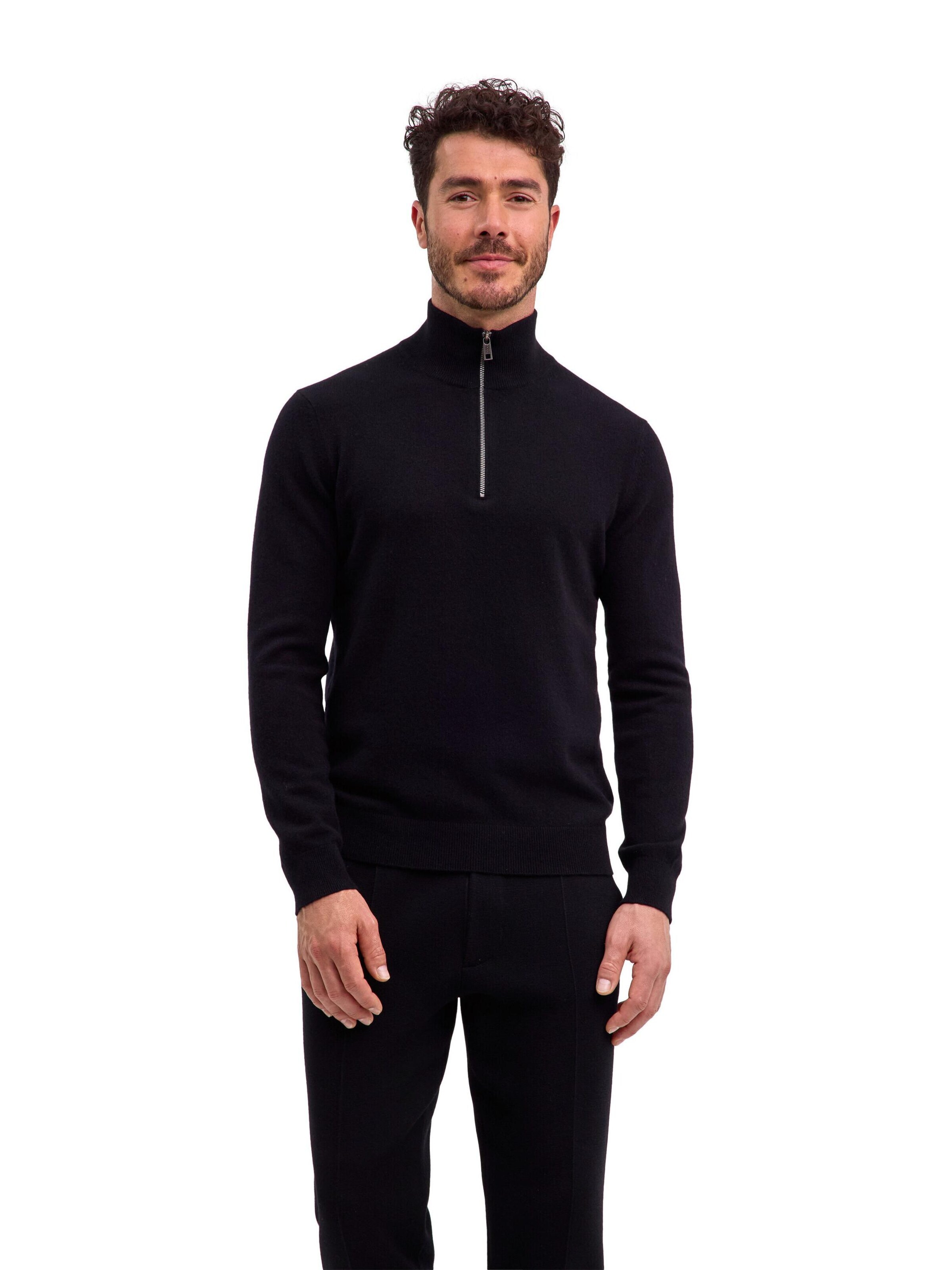 FALKE Pullover 'Pure Cashmere'‌‌‌‌‌‌‌‌‌ in Schwarz: Vorderseite