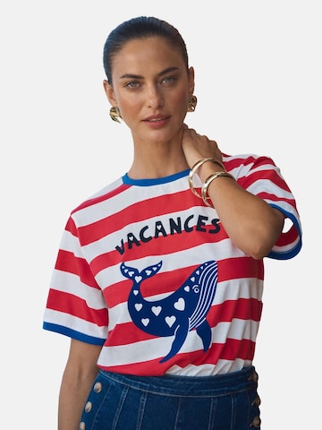 love & roses Shirt in Red: front