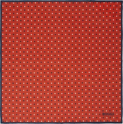 Boggi Milano Scarf i röd / svart / vit, Produktvy