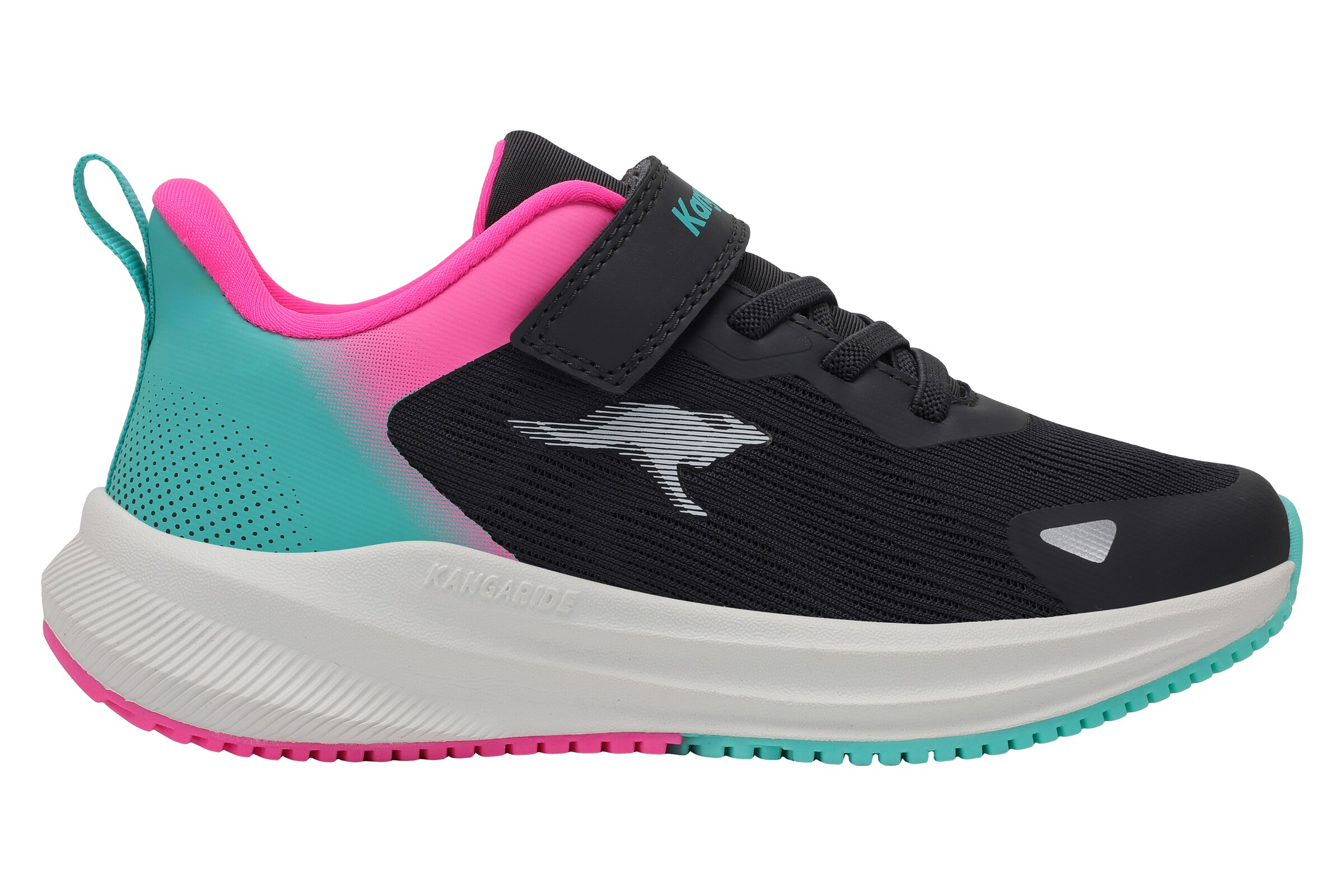 KangaROOS Athletic Shoes in Black: front