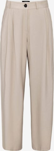 Largi Pantaloni cutați de la Antioch pe bej: față