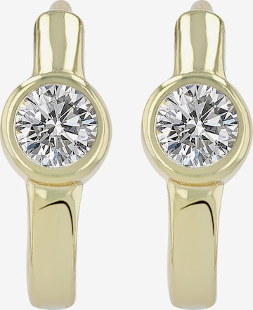Akzent Earrings '"Mexine" aus 925 Sterlingsilber, rhodiniert, langlebig' in Gold: front