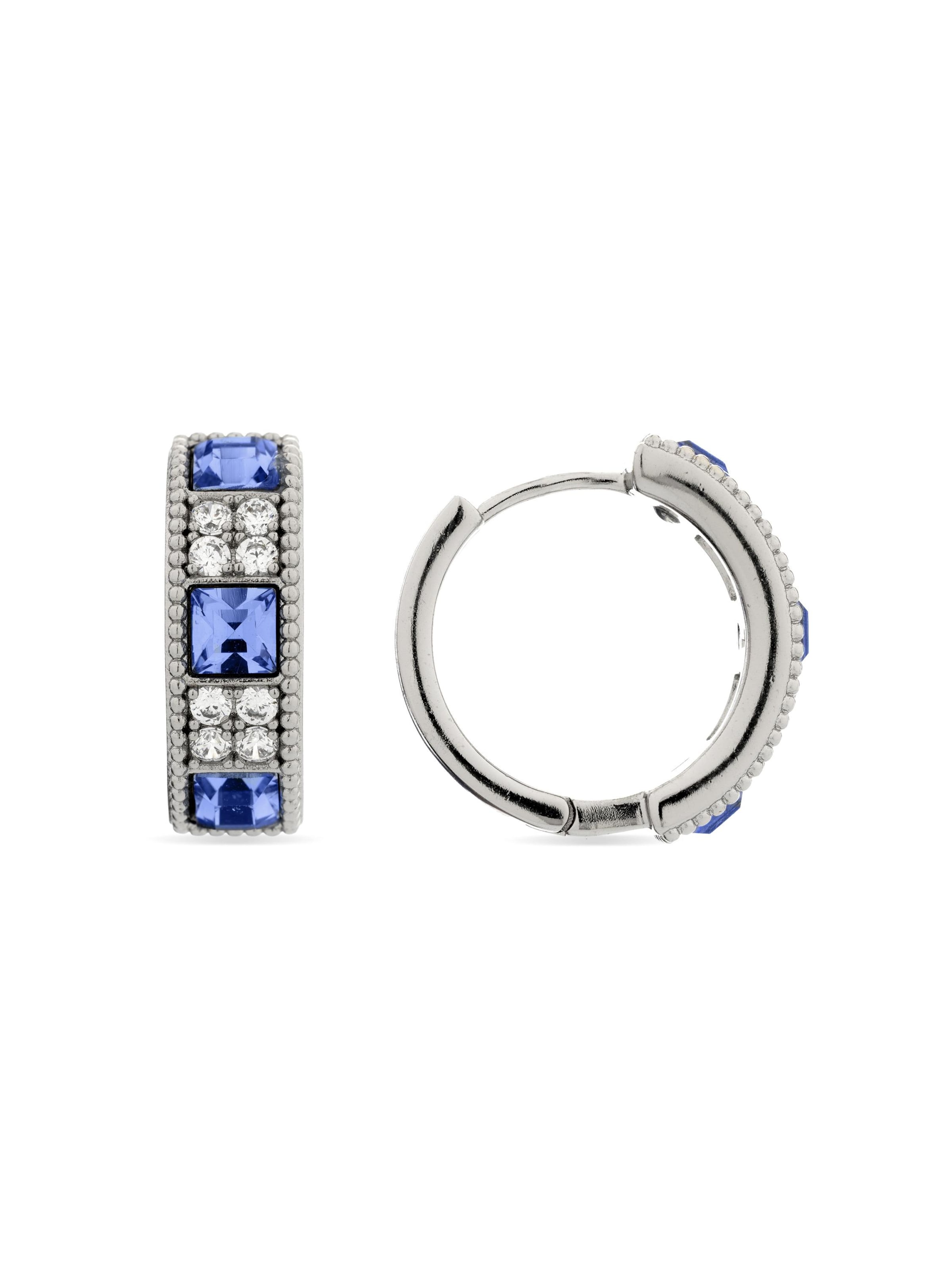 Luxenter - Pendientes 'Tuk' en azul: frente