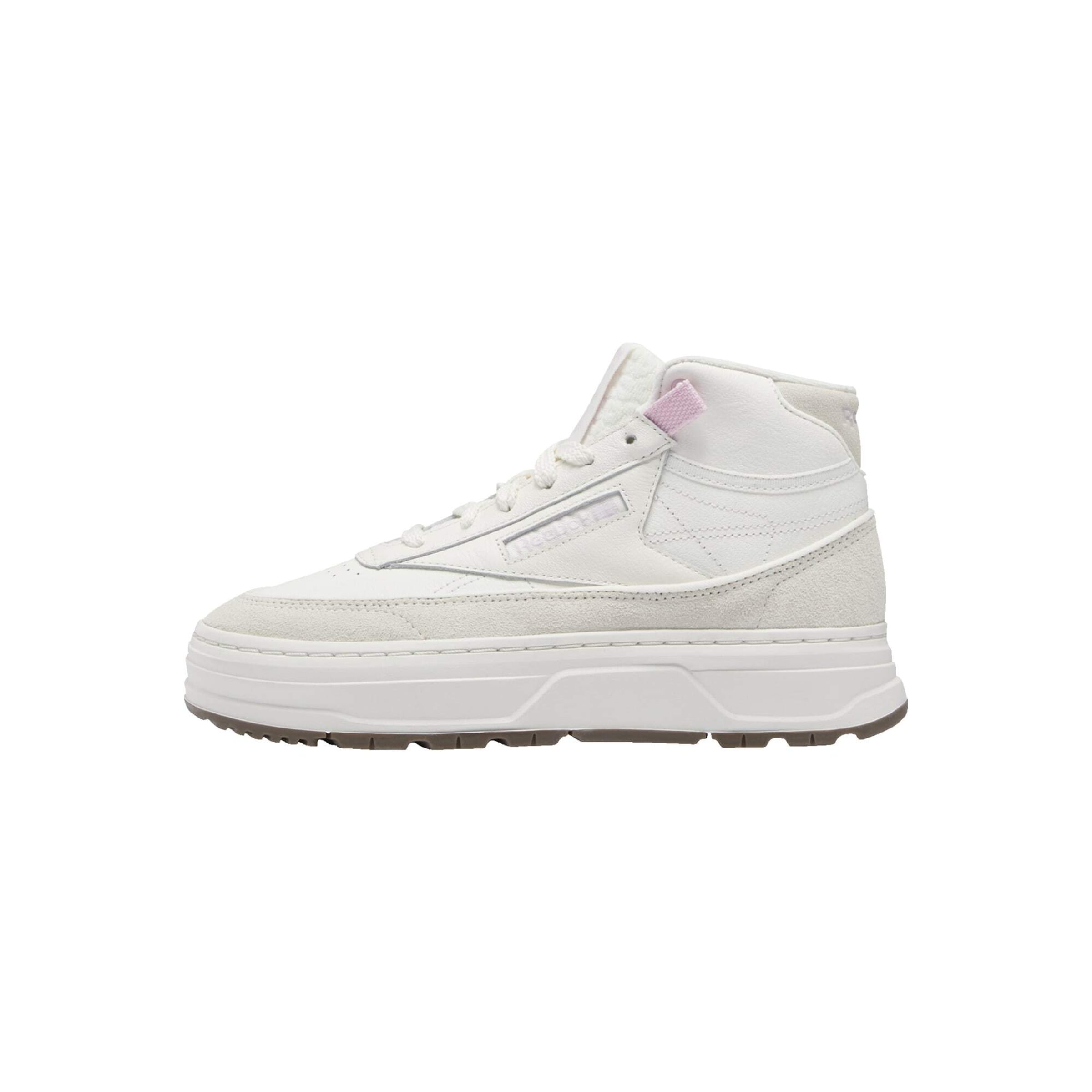 Reebok Sneaker high 'Club C Geo' in rosa / offwhite, Produktansicht