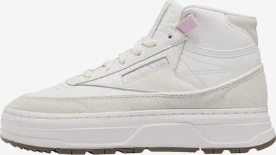 Reebok High-Top Sneakers 'Club C Geo' in Pink / White / Off white, Item view