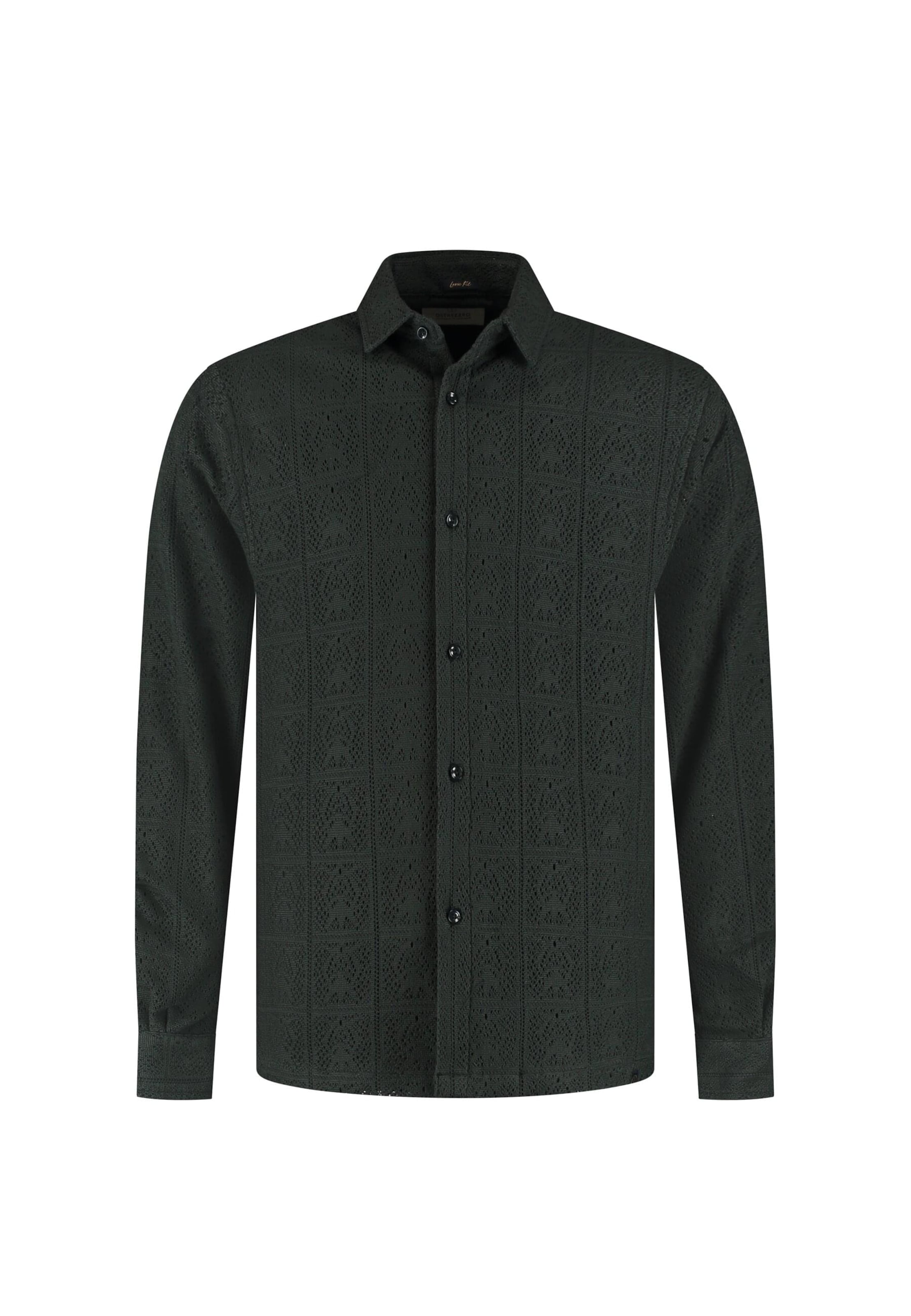 Dstrezzed Regular fit Button Up Shirt 'Delan' in Black: front