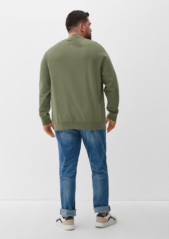 s.Oliver Men Big Sizes Sweatshirt in Grün