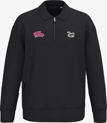 Surf MonkeySweater majica - crna boja: prednji dio