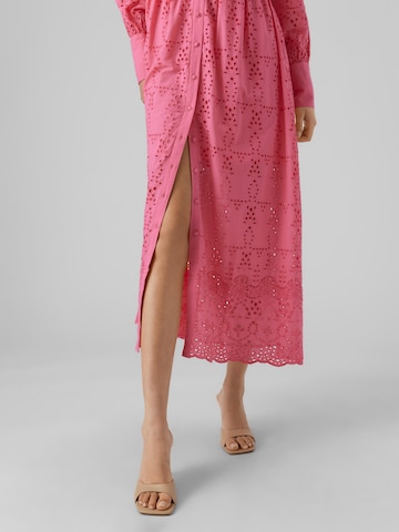 VERO MODA - Vestido camisero 'ISABEL' en rosa