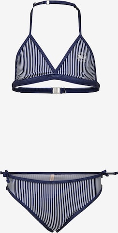 Triangle Bikini 'Naja' KIDS ONLY en bleu : devant