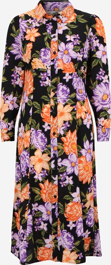 Rochie tip bluză Dorothy Perkins Petite pe verde / lila / portocaliu / negru, Vizualizare produs
