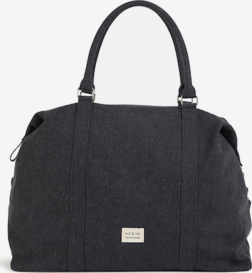 Nat&NinRučna torbica ' MAXI THYLANE ' - siva boja: prednji dio