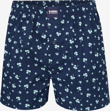 Happy Shorts Boxershorts ' Prints ' in Blauw: voorkant