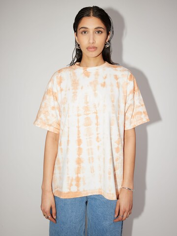 T-shirt 'Fleur' LeGer by Lena Gercke en orange : devant