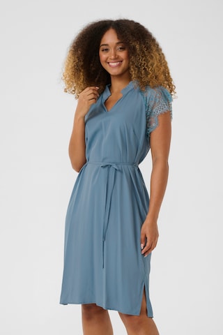 Robe 'Nola' Cream en bleu : devant