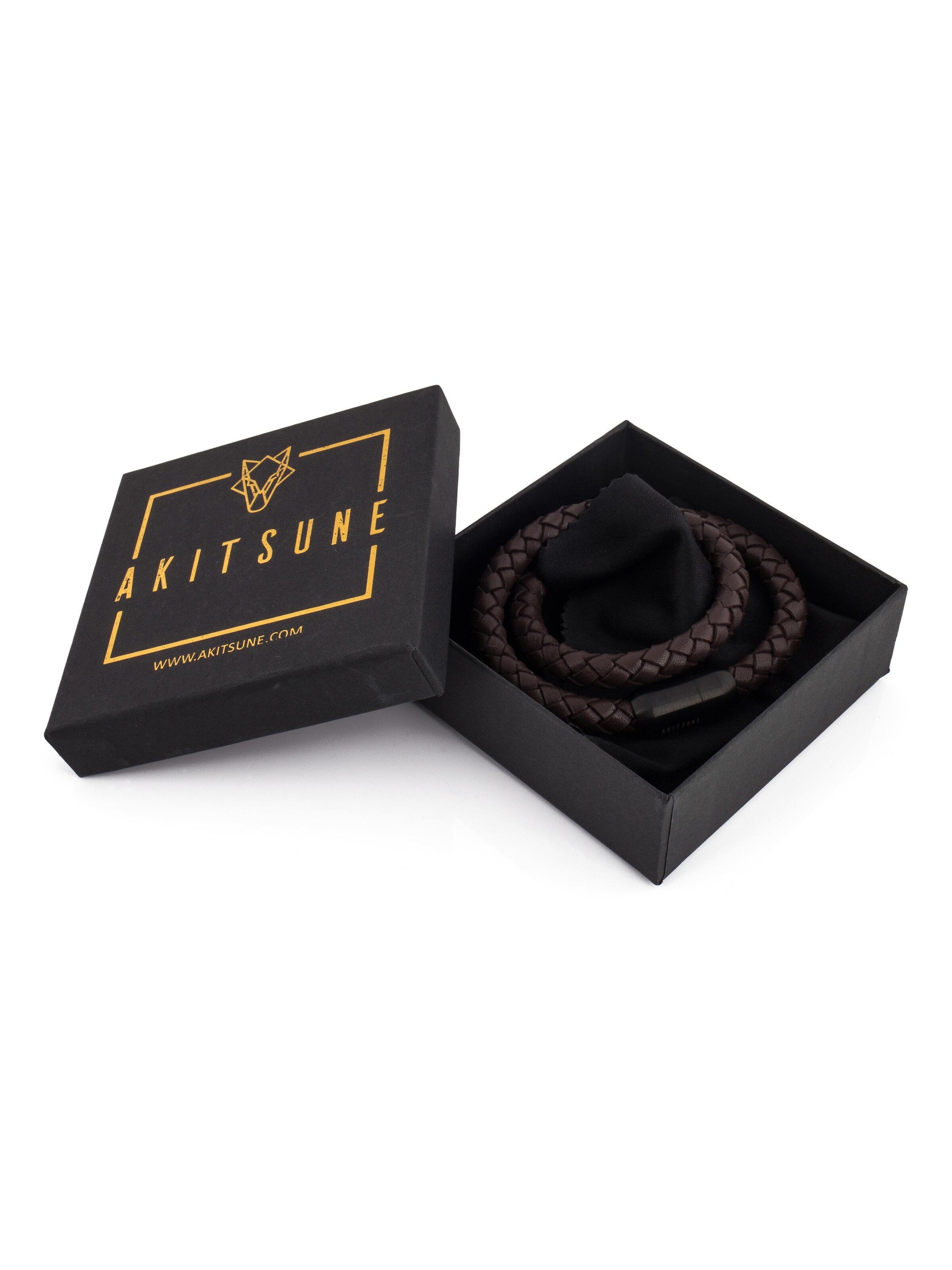 Akitsune Armband 'Navis' in Braun