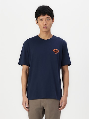 WRANGLER T-Shirt in Blau: Vorderseite