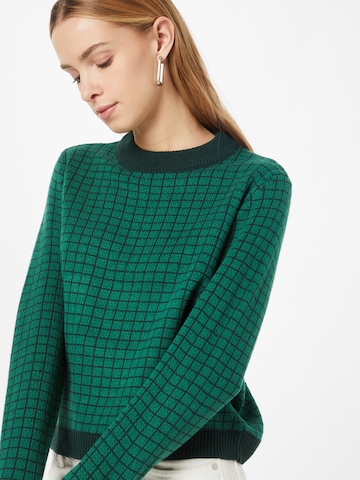 PIECES Sweater 'RITA' in Green