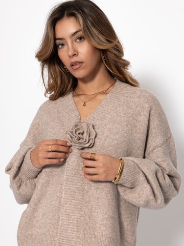 SASSYCLASSY Strickjacke‌‌‌‌‌‌‌‌‌ in Grau