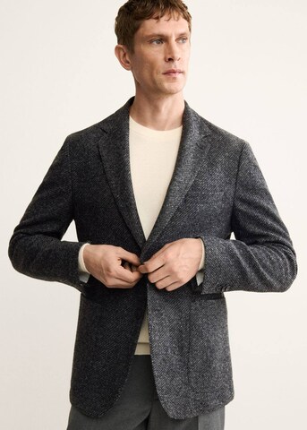 MANGO MAN Slim fit Suit Jacket 'Lucca' in Grey: front