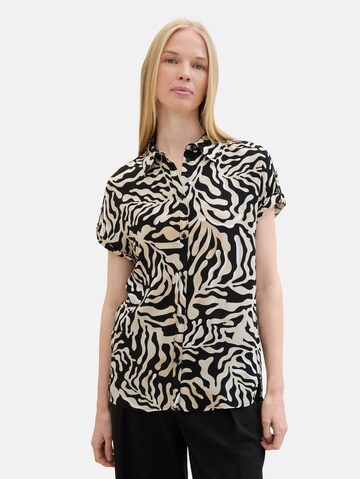 TOM TAILOR Blouse in Zwart