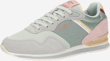 Baskets basses 'London' Pepe Jeans en gris : devant
