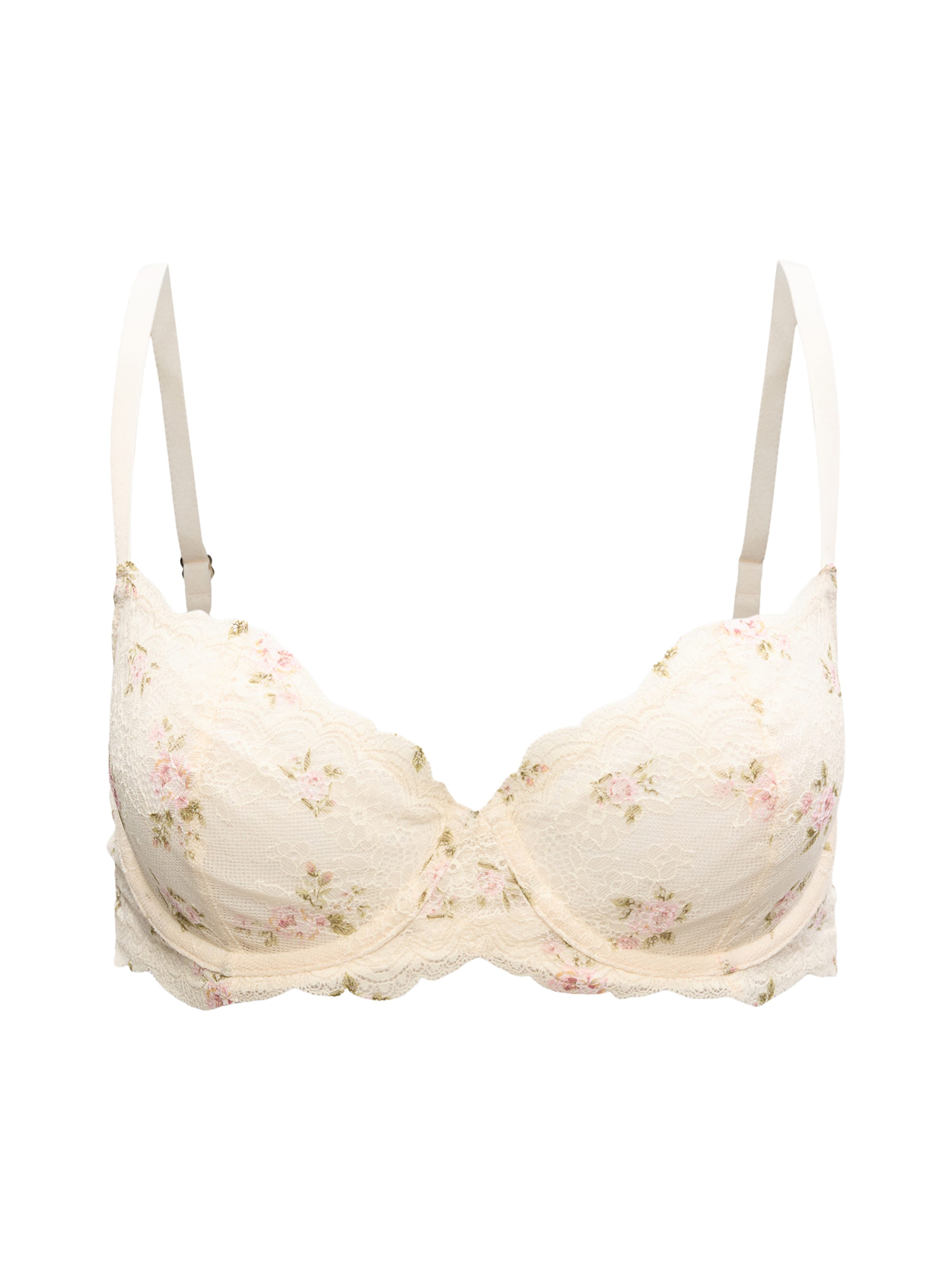 Lindex Push-up Σουτιέν 'Senna Valerie' σε μπεζ: μπροστά