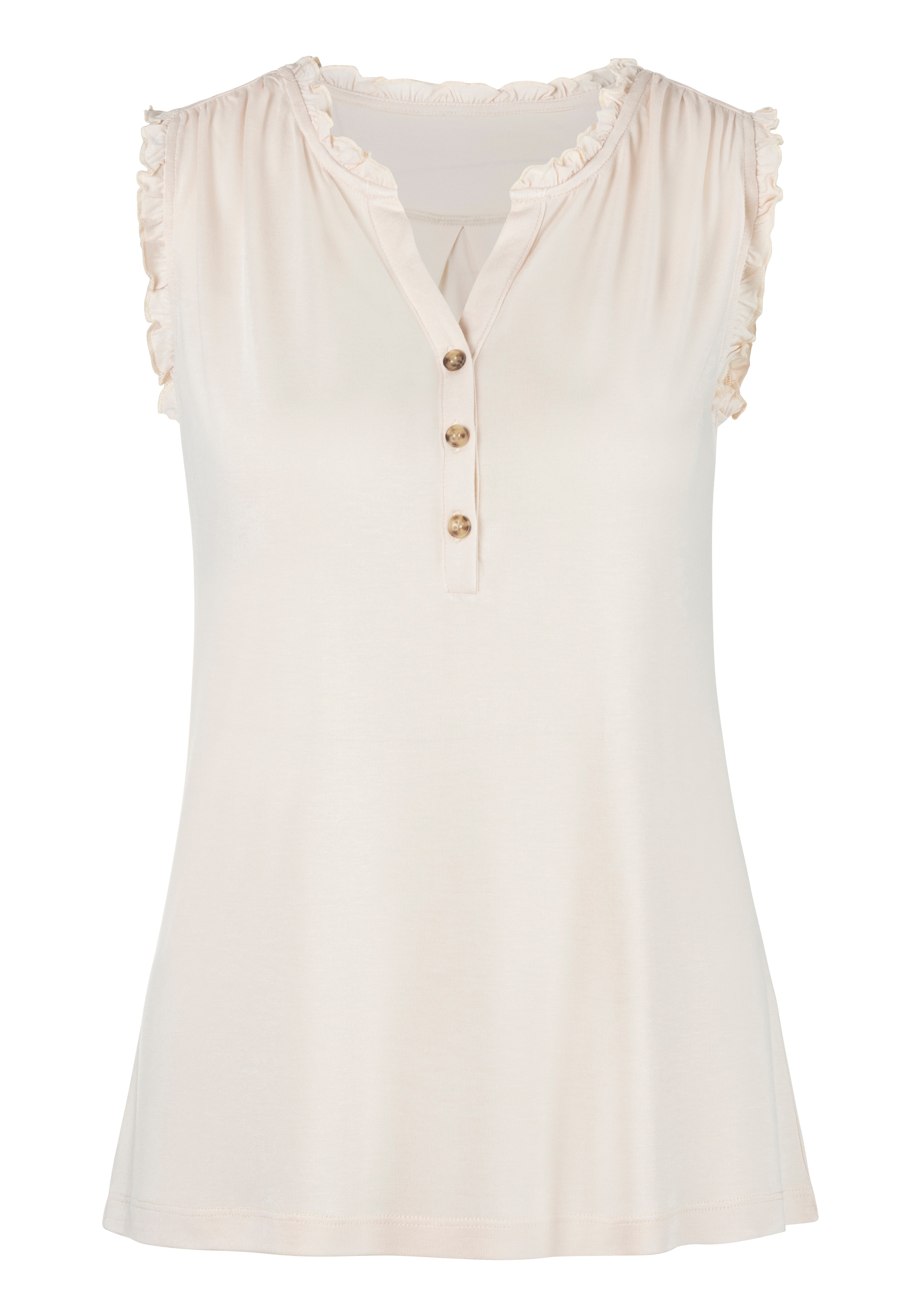 LASCANA - Top en beige: frente