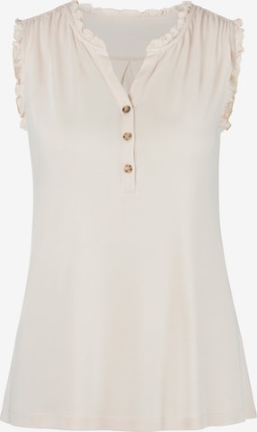 LASCANA Top in Beige: voorkant