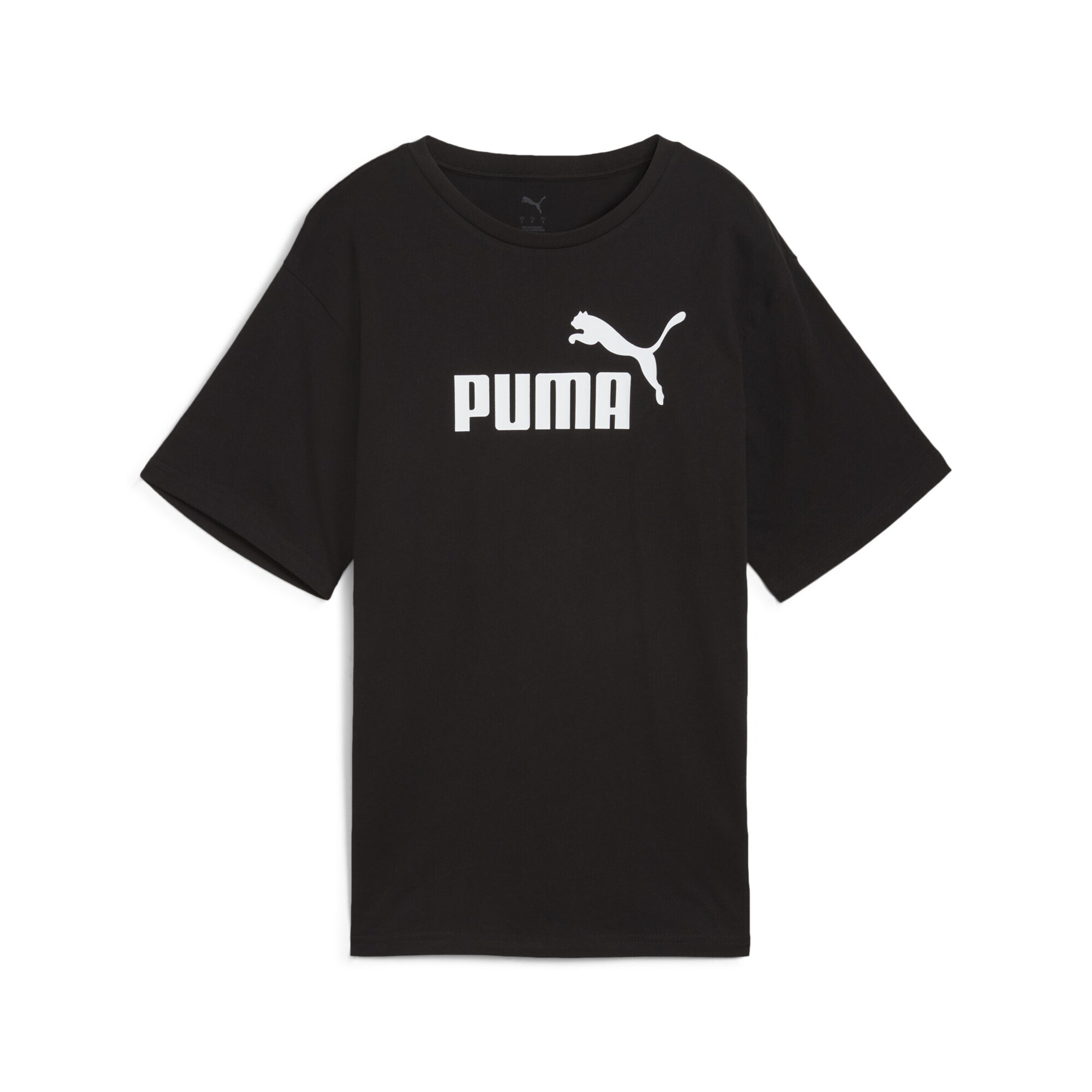 PUMA T-Shirt 'Essentials No. 1' in Schwarz: Vorderseite