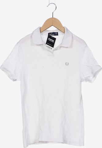 Fred Perry Poloshirt M in Weiß: predná strana