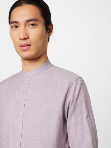NOWADAYS Regular fit Button Up Shirt in Purple