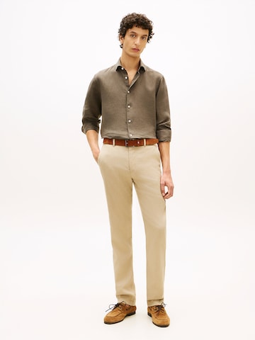 TOMMY HILFIGER Slim fit Zakelijk overhemd 'New York' in Groen