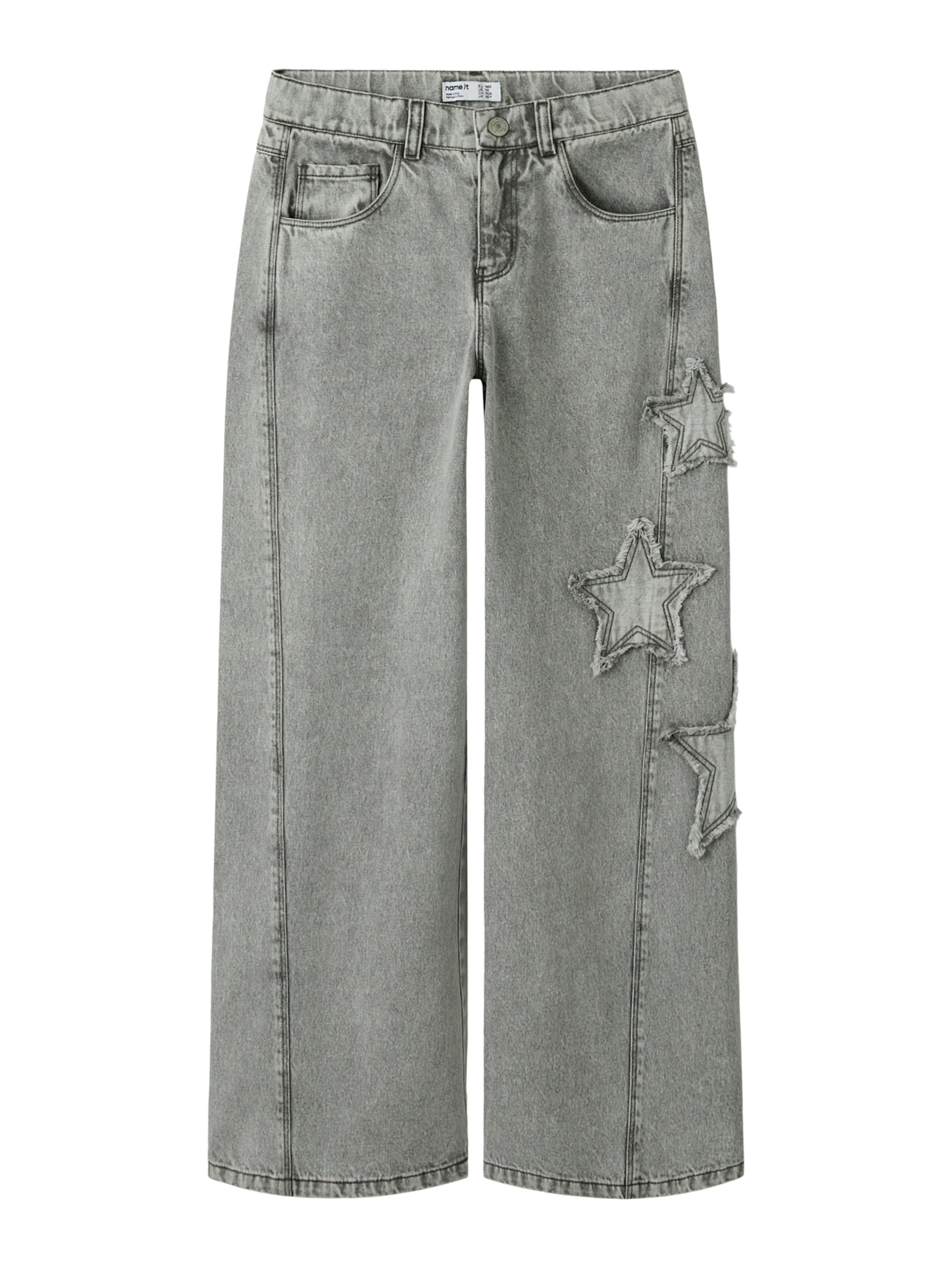 Loosefit Jean 'NKFBELLA' NAME IT en gris : devant