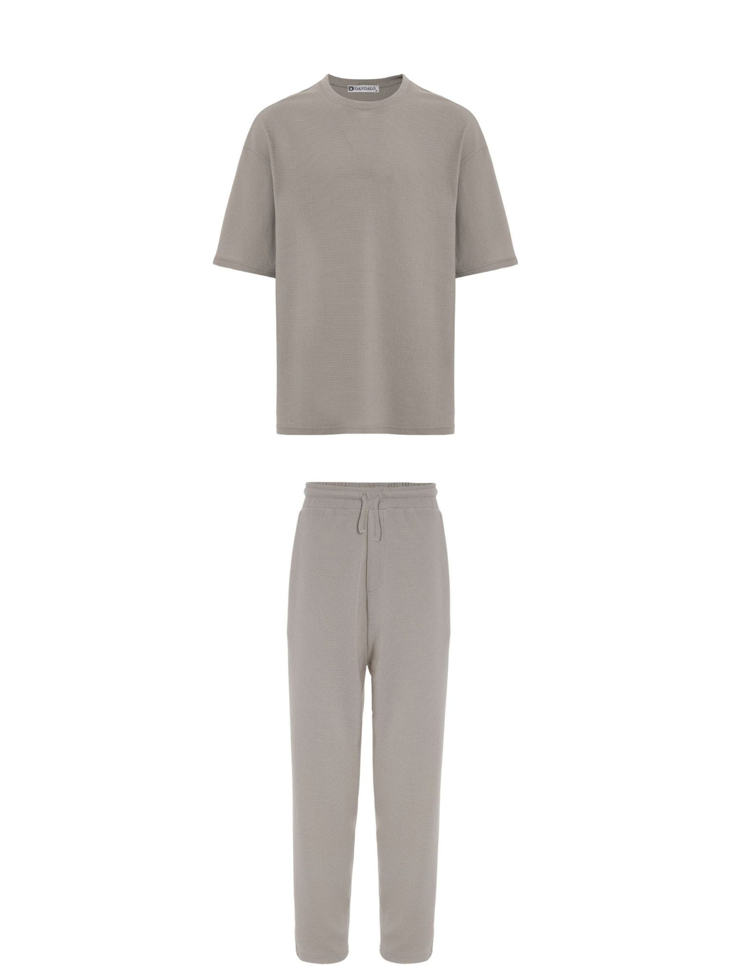 Dandalo Jogginganzug in Grau: Vorderseite