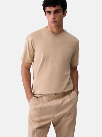 T-Shirt 'BASICCONTRA' Liu Jo en beige