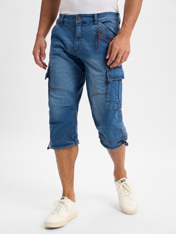 TIMEZONE Loose fit Cargo Jeans 'Miles' in Blue: front