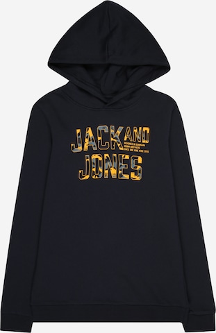 Jack & Jones Junior Sweatshirt 'PEACEWALKER' in Black: front